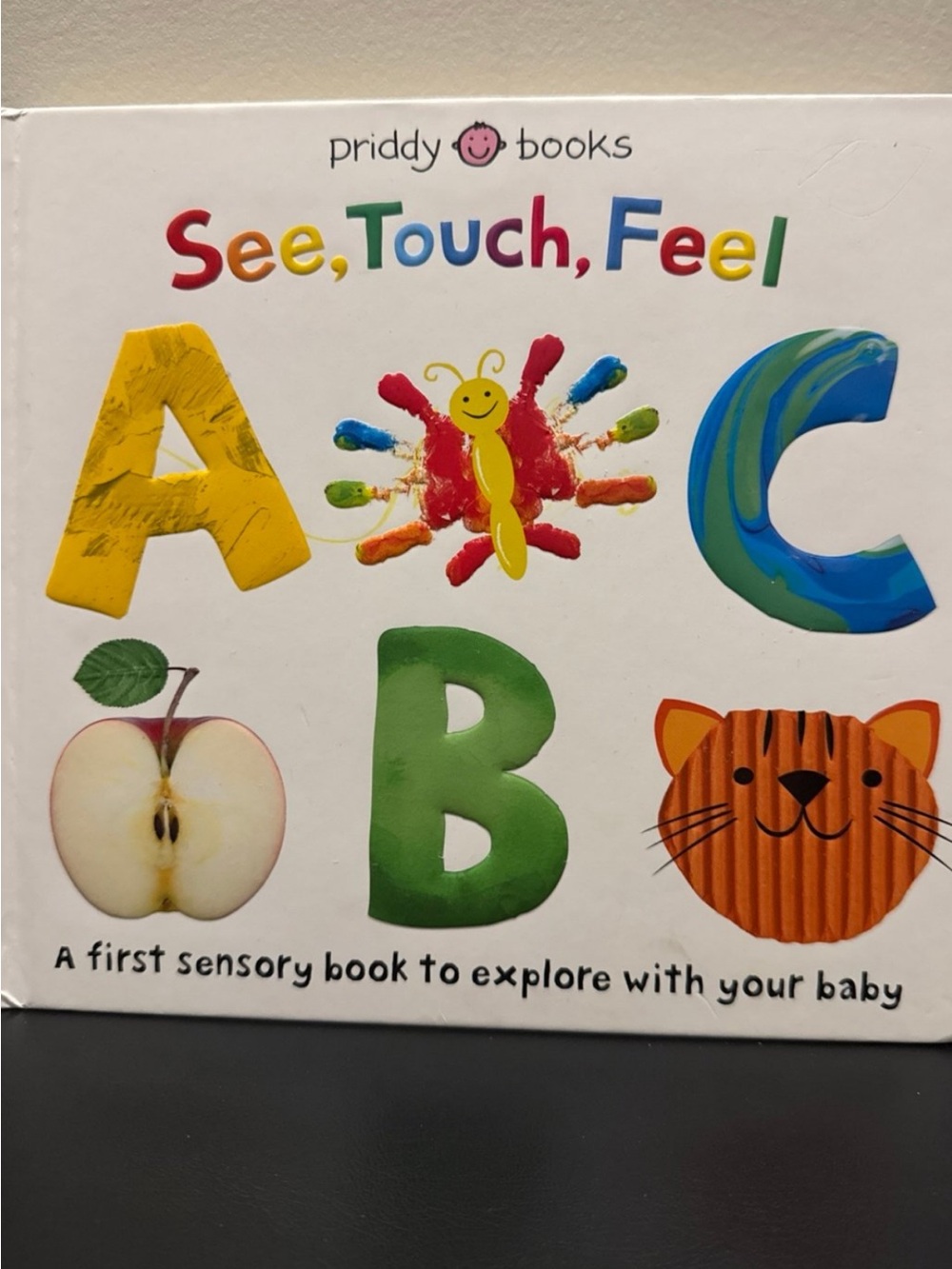 See, Touch, Feel ABC Sensory Board Book - Multicolor